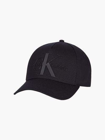 Calvin Klein Táskák & Kiegészítők HU888227 | Calvin Klein Cotton Twill Logo Női Sapka Fekete